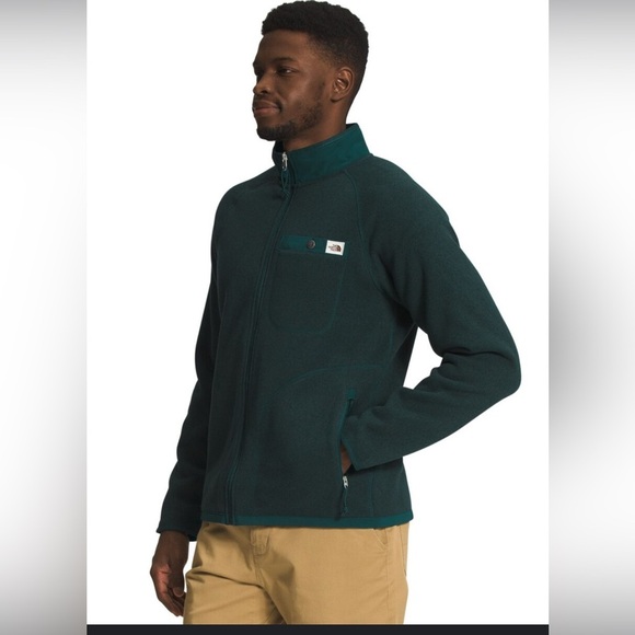 The North Face Gordon Lyons Full Zip Fleece Jacket Green , size M - Picture 9 of 11